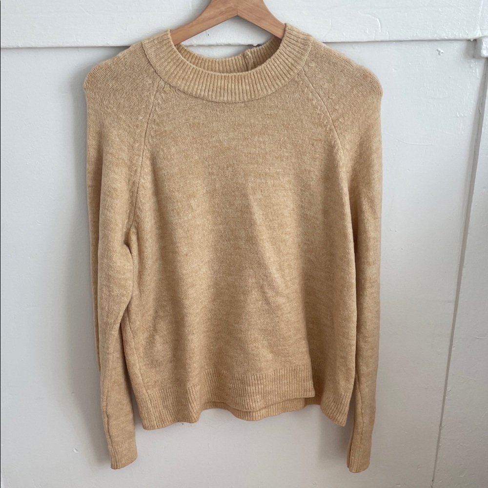 Stradivarius Cream Knit Sweater